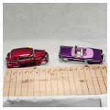 2 Classic Die Cast Vehicles, 1939 Chevy, 1958 Chevy, Like New