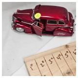 2 Classic Die Cast Vehicles, 1939 Chevy, 1958 Chevy, Like New