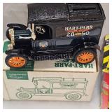 1913 Hart Parr Coin Bank and Tonka Power Trucks