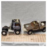 Ertl Semi Tracto and Fall Guy Chevy Superbody