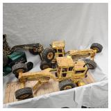 3 Tonka Road Graders and 1 Tructo Grader