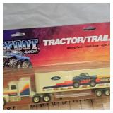 1990 Ertl Original "Big Foot" Monster Truck Transport, as new