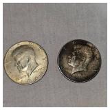 1964,1965 Kennedy Halfs, 50c