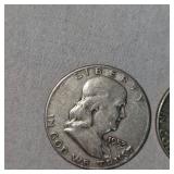 1953,1953 Franklin Halfs, 50c