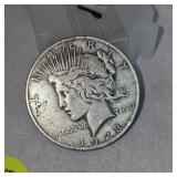 1923 Peace Dollar-$1