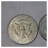 1965,1967 Kennedy Halfs, 40%