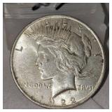 1922 Peace Dollar-$1