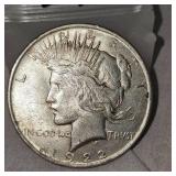 1922 Peace Dollar-$1