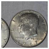1967,1968 Kennedy Halfs-40%
