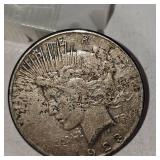 1923 Peace Dollar-$1