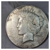 1923 Peace Dollar-$1