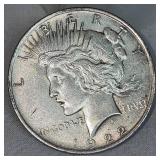 1922 Peace Dollar-$1