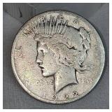 1922 Peace Dollar-$1