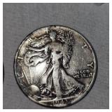 1943 Walking Liberty Half, 1961 Franklin Half