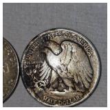 1943 Walking Liberty Half, 1961 Franklin Half