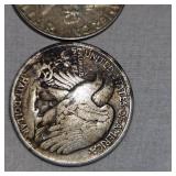 1943 Walking Liberty Half, 1961 Franklin Half