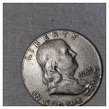 1963,1949 Franklin Halfs, 50c