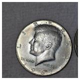 1964,1967 Kennedy Halfs, 50c