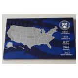 2005 US Mint 50 State Quarters Proof Set (California, Minnesota, Oregon, Kansas, W. Virginia)