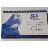 2006 US Mint 50 State Quarters Proof Set (Nevada, Nebraska, Colorado, North Dakota, South Dakota)