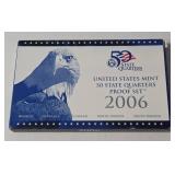 2006 US Mint 50 State Quarters Proof Set (Nevada, Nebraska, Colorado, North Dakota, South Dakota)