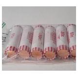 6 Rolls of 2024 D  -  Pennies - Mint