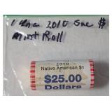 2010 Native American $1 Coin Roll -  Mint