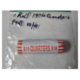 1 Roll  1976 Quarters P & D
