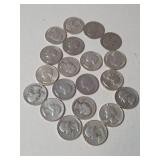 20 -  Silver Quarter Dollars 1934-1964