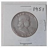 1951 Franklin Dollar - Silver
