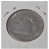 1960 D Franklin Dollar - Silver