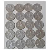 20 -   1976 D Bi-Centennial Silver Quarter Dollar  - Cameo