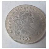 REPLICA - 1798 Liberty 15 Star Small Eagle Draped Bust  Dollar