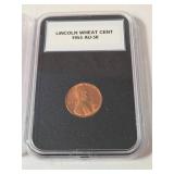 1943 Lincoln Steel Penny and 1955 Lincoln Wheat Penny