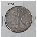 1942 Liberty  Half Dollar  - Silver