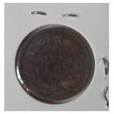 Six Indian Head Pennies (1888, 1891, 1894, 1894, 1897, 1901)