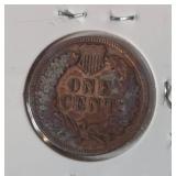 Six Indian Head Pennies (1888, 1891, 1894, 1894, 1897, 1901)