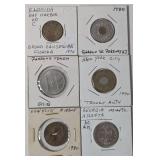 6 - Transit Tokens from different cities - very collectible
