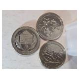 27 - America the Beautiful Mint Quarters  - Mint