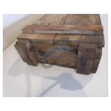 Vintage Wooden Ammo Box