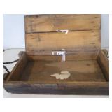 Vintage Wooden Ammo Box