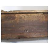 Vintage Wooden Ammo Box