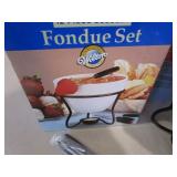 Fondue Set, Sterno, Burner
