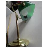 Desk Lamp, Green Shade