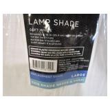 Table Lamp, Large Shade - New