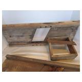 Primitive Kraut Cutter