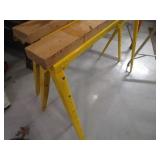 Aluminum Step Ladder, Sawhorses