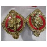 Lighted House, Figures, Plaques