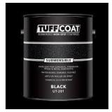 Lot of  TUFF COAT UT-201 1-Gl Black Interior/Exterior, Concrete/Wood/Fiberglass/Metal Paint  Customer Returns See Pictures