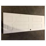 JELD-WEN 30 in. x 80 in. 6 Panel Colonist Primed Textured Molded Composite Interior Door Slab Customer Returns See Pictures